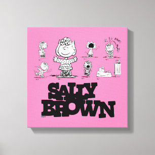 Peanuts Sally Brown Canvas Print