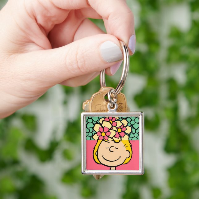 Peanuts | Sally Half & Half Flowers Key Ring (Hand)