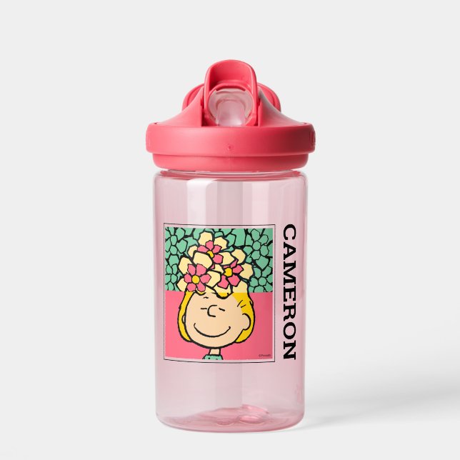 Peanuts | Sally Half & Half Flowers Water Bottle (Front)