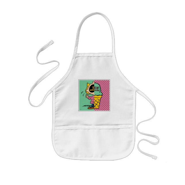 Peanuts | Sally Ice Cream Half & Half Kids Apron (Front)