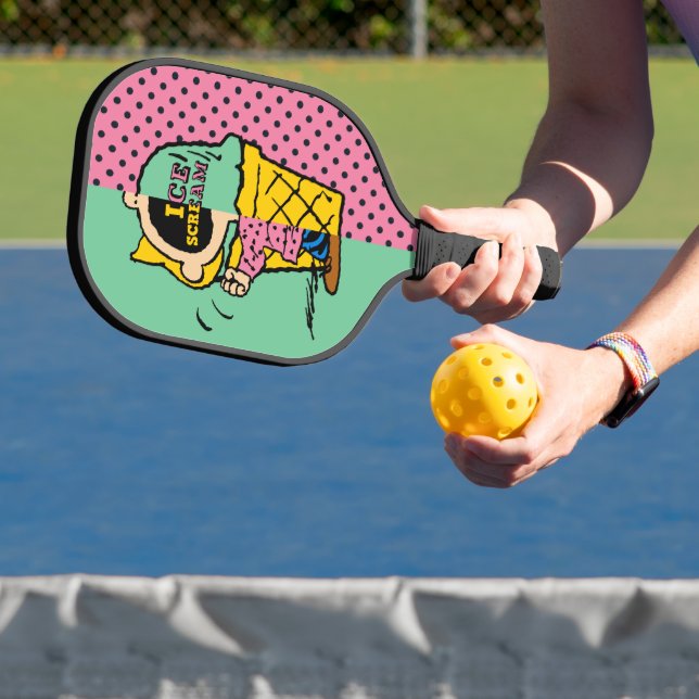 Peanuts | Sally Ice Cream Half & Half Pickleball Paddle (Insitu)