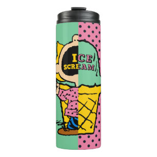 Peanuts   Sally Ice Cream Half & Half Thermal Tumbler