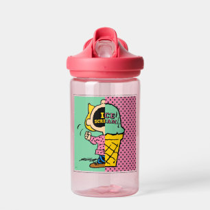 Peanuts   Sally Ice Cream Half & Half Water Bottle
