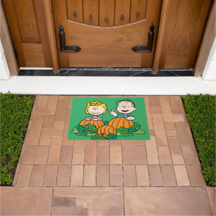 Peanuts   Sally & Linus in the Pumpkin Field Doormat