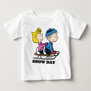 Peanuts   Sally & Linus Sled Riding Baby T-Shirt