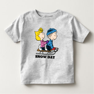 Peanuts   Sally & Linus Sled Riding Toddler T-Shirt