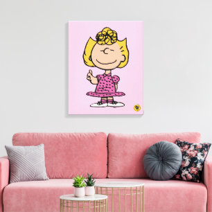 Peanuts Sally Super Smile Canvas Print