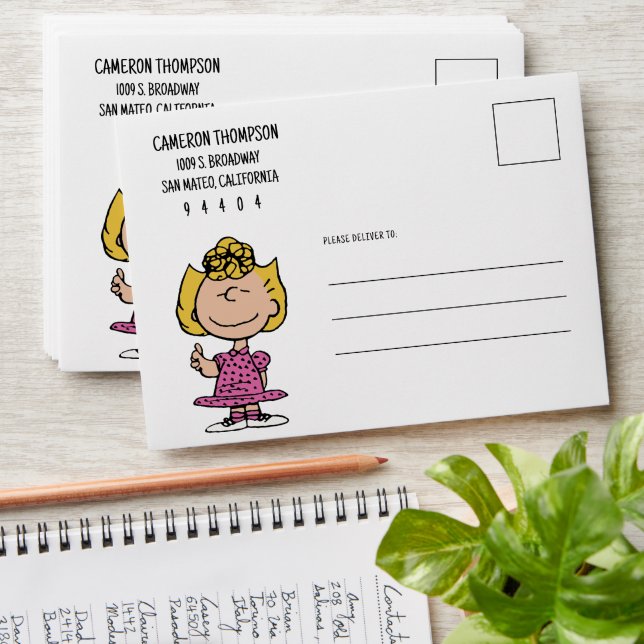 Peanuts | Sally Super Smile Envelope (Stacked)