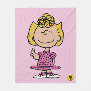 Peanuts   Sally Super Smile Fleece Blanket