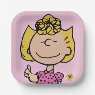 Peanuts   Sally Super Smile Paper Plate