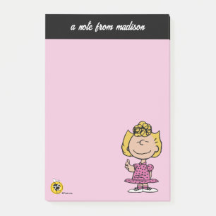 Peanuts   Sally Super Smile Post-it Notes