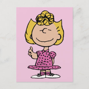 Peanuts   Sally Super Smile Postcard