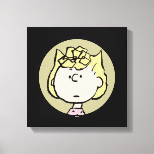 Peanuts Sally's Faces Canvas Print