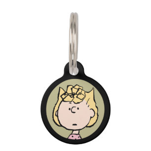Peanuts Sally's Faces Pet Tag