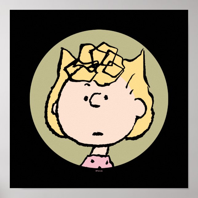 Peanuts | Sally's Faces Poster (Front)