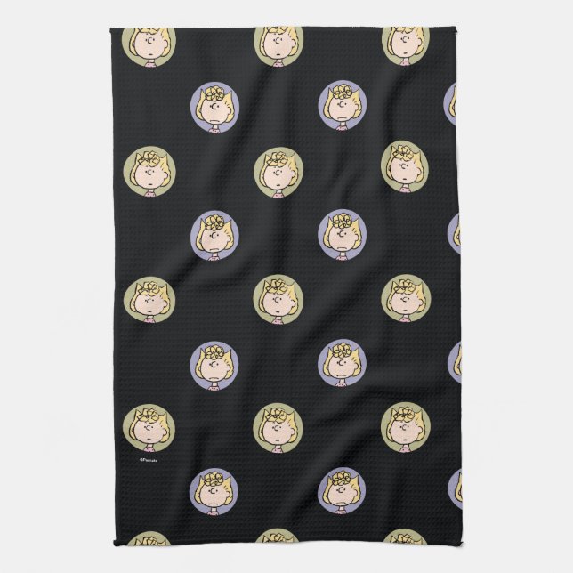 Peanuts | Sally's Faces Tea Towel (Vertical)