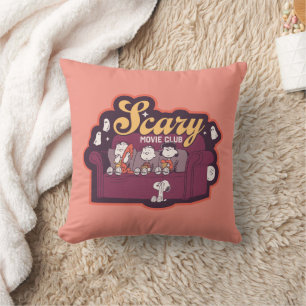 Peanuts Scary Movie Club Halloween Couch Cushion