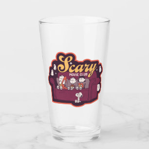 Peanuts Scary Movie Club Halloween Couch Glass