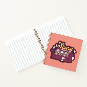 Peanuts Scary Movie Club Halloween Couch Notebook