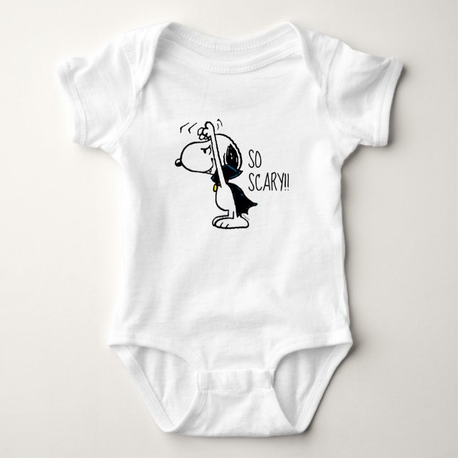 Peanuts | Scary Vampire Snoopy Baby Bodysuit (Front)