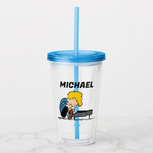 Peanuts   Schroeder   Add Your Name Acrylic Tumbler