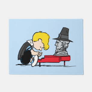 Peanuts   Schroeder Pilgrim Doormat