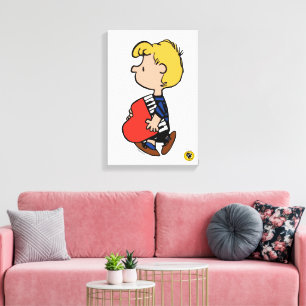 Peanuts Schroeder Travelling Piano Canvas Print