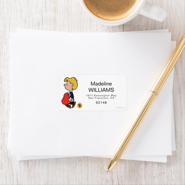 Peanuts | Schroeder Travelling Piano Label (Insitu)