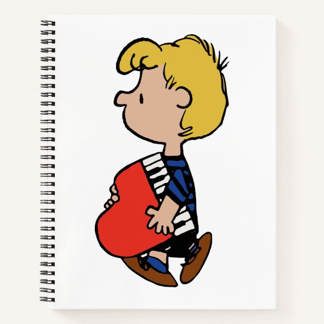 Peanuts | Schroeder Travelling Piano Notebook (Front)