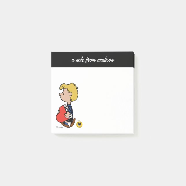 Peanuts | Schroeder Travelling Piano Post-it Notes (Front)