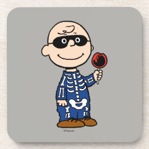 Peanuts   Skeleton Charlie Brown Coaster