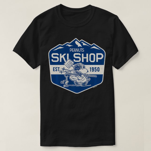 Peanuts Ski Shop 1950  T-Shirt (Design Front)