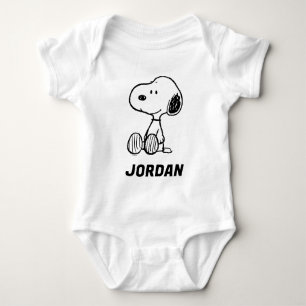Peanuts Snoopy Add Your Name Baby Bodysuit
