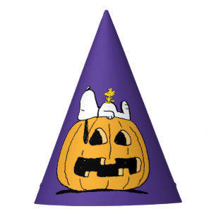 Peanuts   Snoopy and Woodstock Jack-O-Lantern Party Hat