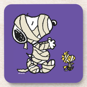 Peanuts   Snoopy and Woodstock Mummies Coaster