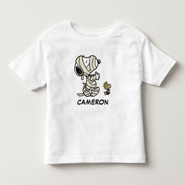 Peanuts | Snoopy and Woodstock Mummies Toddler T-Shirt (Front)