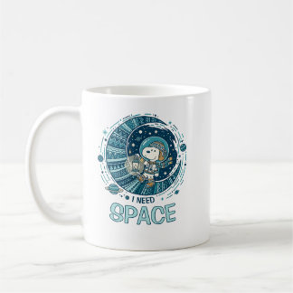 Peanuts | Snoopy Astronaut “I Need Space” Coffee Mug