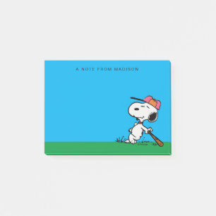 Peanuts   Snoopy at Bat Post-it Notes