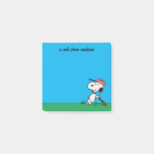 Peanuts   Snoopy at Bat Post-it Notes