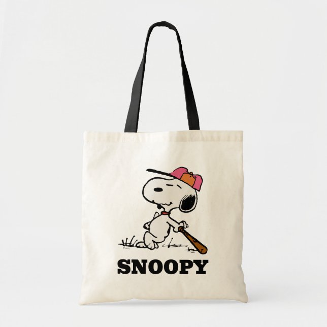 Peanuts | Snoopy at Bat Tote Bag (Front)