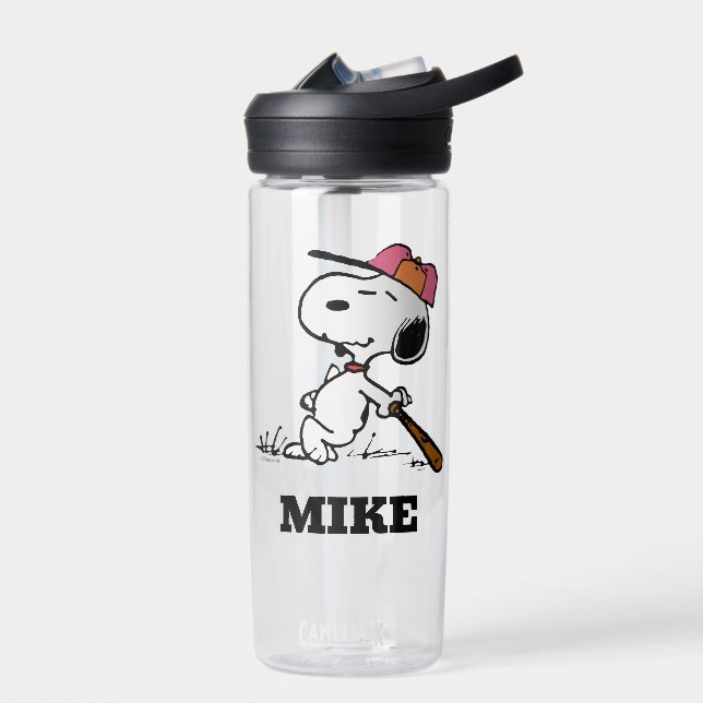 Peanuts | Snoopy at Bat Water Bottle (Left)