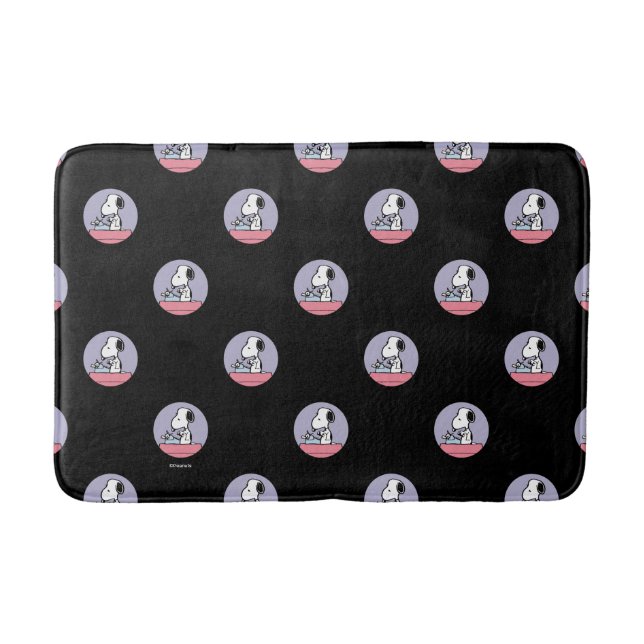 Peanuts | Snoopy at the Typewriter Bath Mat (Front)