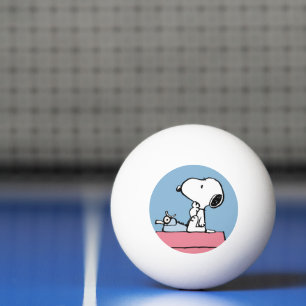 Peanuts Snoopy at the Typewriter Ping Pong Ball