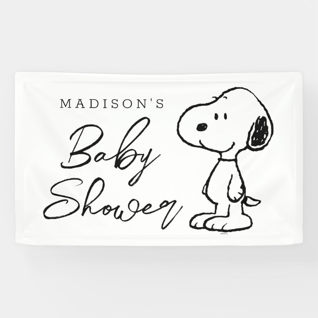 Peanuts Snoopy | Baby Shower Banner (Horizontal)
