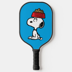 Peanuts   Snoopy Balancing His Dog Dish Pickleball Paddle