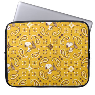 Peanuts   Snoopy Bandanna Cowboy Laptop Sleeve
