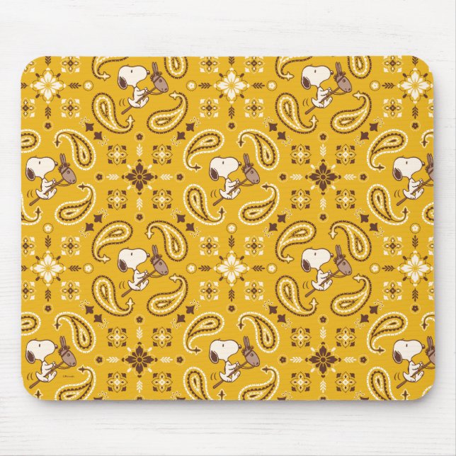 Peanuts | Snoopy Bandanna Cowboy Mouse Pad (Front)