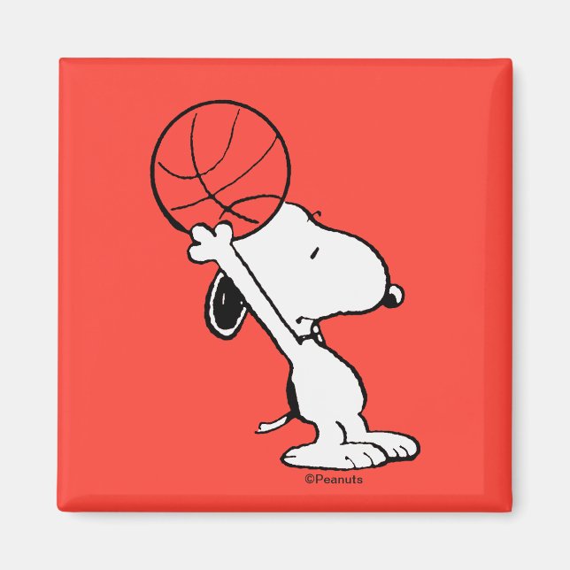 Peanuts | Snoopy Basketball Hoop Shot Magnet (Front)