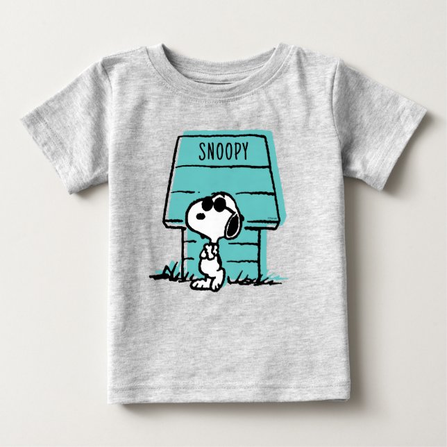 Peanuts | Snoopy Be Real Baby T-Shirt (Front)