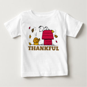 Peanuts   Snoopy Be Thankful Baby T-Shirt